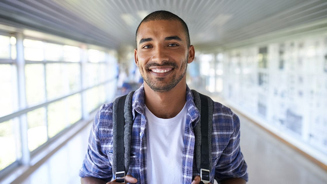 Young Man Smiling